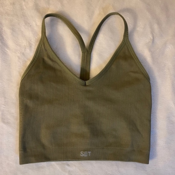 SET Active Ribbed V and Leggings Set - Picture 4 of 11